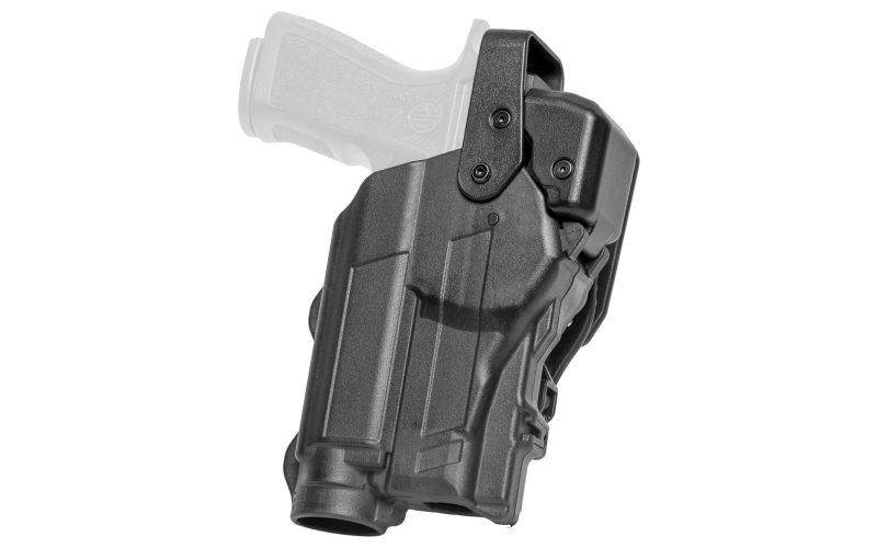 Rapid Force Rapid Force Duty Holster, Outside the Waistband Holster, Level 3 Retention, Fits Sig P320C with Red Dot Optic, Right Hand, Polymer, Black RFS-0691-R-MB-97-D