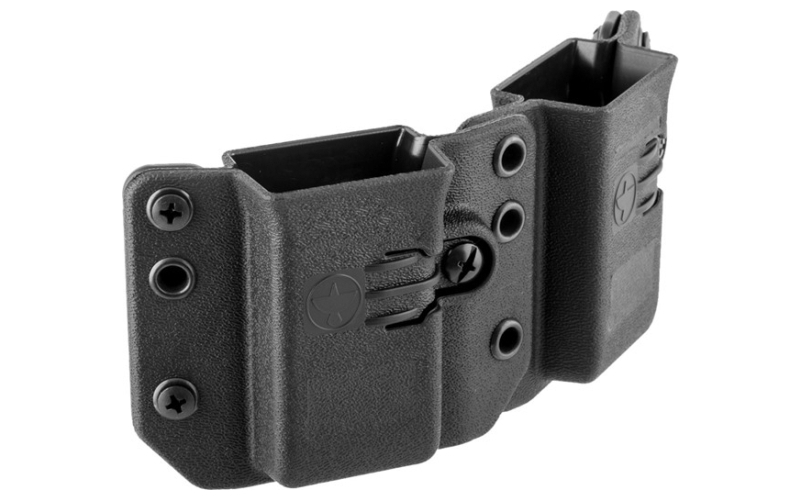 Raven Concealment Systems Copia double pistol mag carrier 9/40 black short