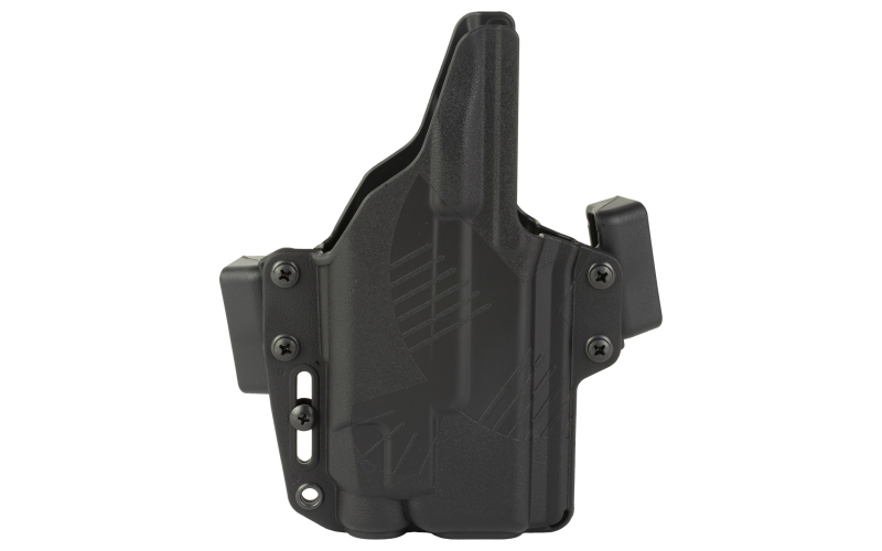 Raven Concealment Systems Perun LC OWB Holster, 1.5", Fits Glock 19 with TLR-7, Ambidextrous, Black, Nylon/Polymer PXG19TLR7A