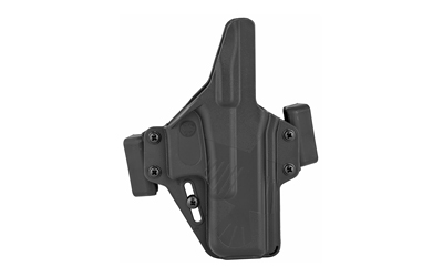 Raven Concealment Systems Perun OWB Holster, 1.5" Belt Loops, Fits Glock 19, Ambidextrous, Black, Polymer PXG19