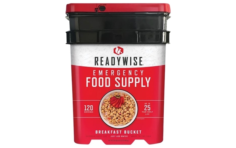 Readywise 120 serving breakfast bucket