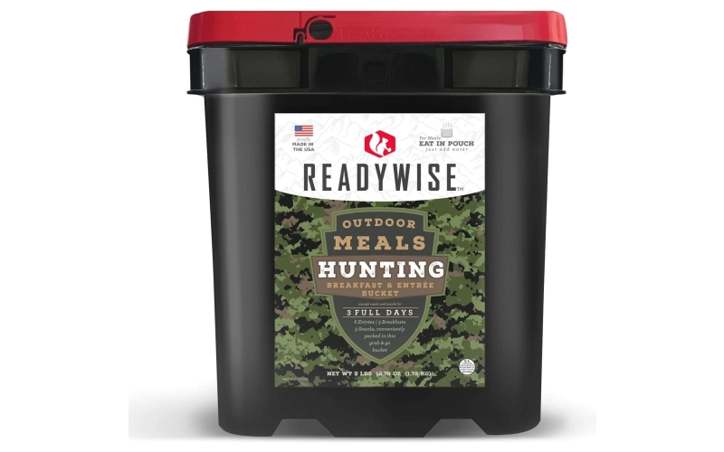 Readywise outdoor meals hunting bucket 37.5 servings -3 lbs 12.78 oz