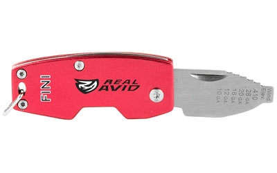 Real Avid FINI, Tool, Choke Wrench, Fits .410,28,20,16,12,10 Ga, Red Finish with Stainless Steel Blade AVCWT210