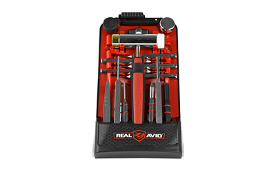 Real Avid Accu-Punch Tool, For AR15, Hammer & Pin Punch Set, Stored In A Stand-Up Case AVHPS-AR