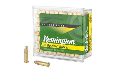 Remington High Velocity, 22LR, 40 Grain, Round Nose, 100 Round Box 21276