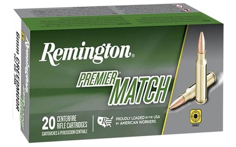 Remington 6mm creedmoor 107gr rem sierra matchking 20/box