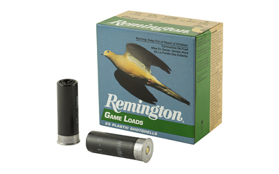 Remington Game Load, 12 Gauge, 2.75", #8, 3.25 Dr, 1 oz., 25 Round Box 20032