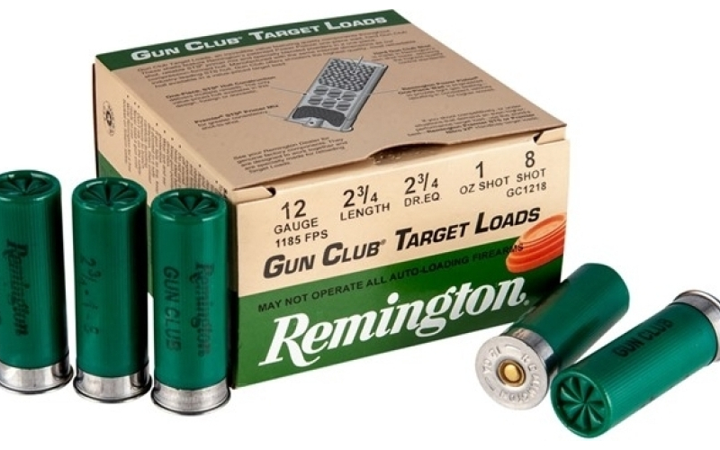 Remington 12 gauge 2-3/4'' 1 oz #8 shot 25/box (gc1218)