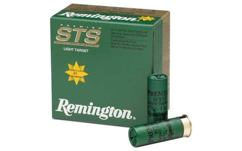 Remington 12 gauge 2-3/4'' 1-1/8 oz #8 shot 25/box (sts12nh8)