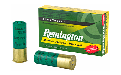 Remington Express, Managed Recoil, 12 Gauge, 2.75", 00 Buck, 3 Dr Buckshot, 8 Pellets, 5 Round Box 20282