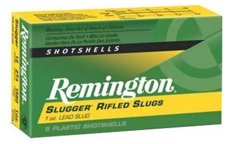 Remington 12 gauge 2-3/4'' 1 oz rifled slug 5/box