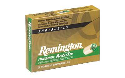 Remington AccuTip, 20 Gauge, 3", 260 Grain, Sabot Slug, 5 Round Box 20498