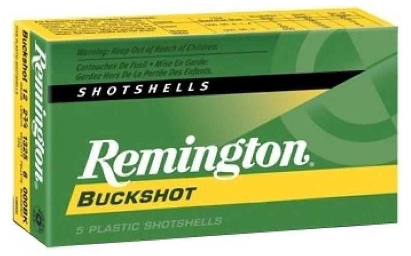 Remington Remington express buckshot 12ga 2.75'' 12 pel #0 5/bx