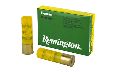 Remington Express, 20 Gauge, 3 Buck, 2 3/4 Dram, Buckshot, 20 Pellets, 5 Round Box 20630