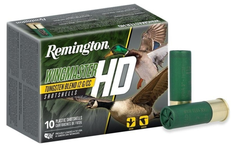 Remington wingmaster hd hunting loads 12ga 3-1/2in 1-3/4oz 4 ammo 10rd