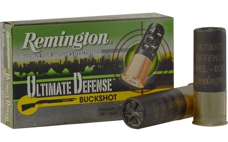 Remington 12 gauge 2-3/4   9 pellet #00 buckshot 5/box