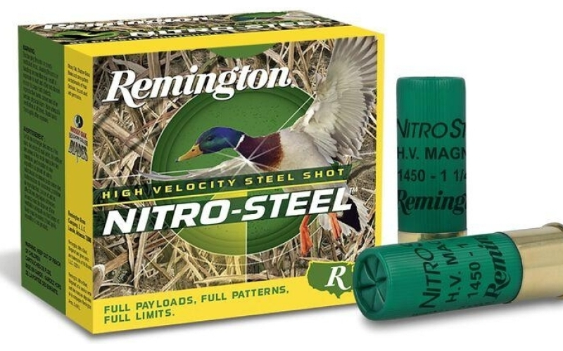 Remington nitro-steel high velocity magnum 12ga 3" 1-1/4oz 4 ammo 25rd