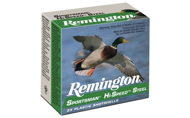 Remington Remington sportsman hi-speed steel 12ga 3'' 1-1/4oz #4 25bx