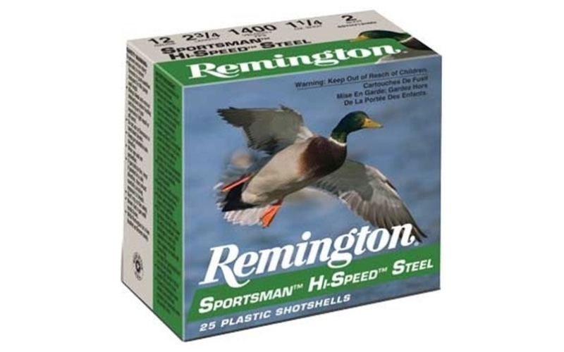 Remington 12 gauge 3-1/2'' 1-3/8 oz #bb steel shot 25/box