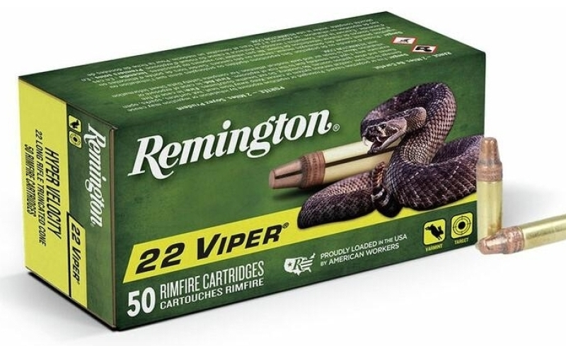 Remington rimfire viper 22 lr hyper velocity 36gr tcsb ammo 50rd