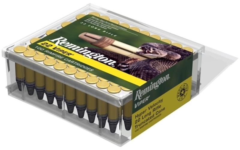 Remington 22 long rifle 36gr plated truncated cone 100/box