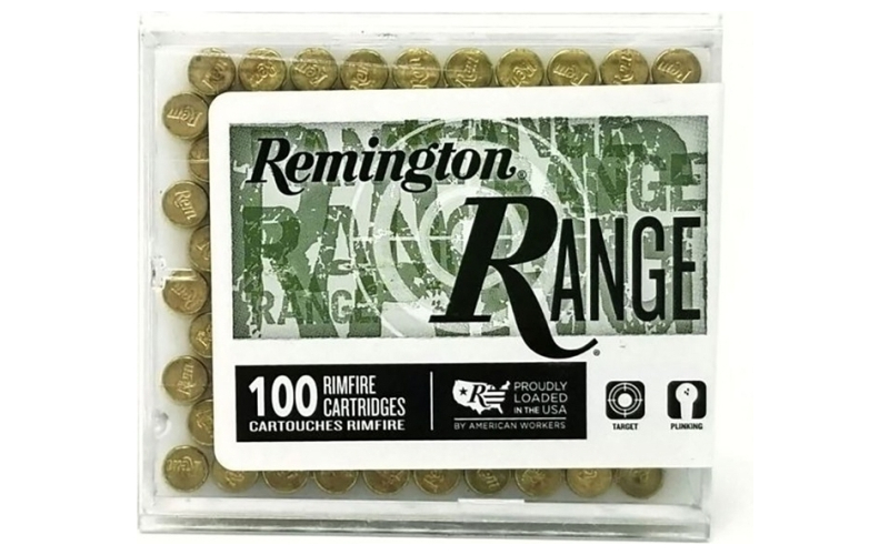 Remington 22 long rifle 40gr lead round nose 100/box