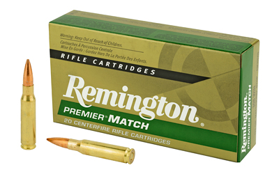 Remington Premier Match, 308 Winchester, 175 Grain, Hollow Point, 20 Round Box 21486