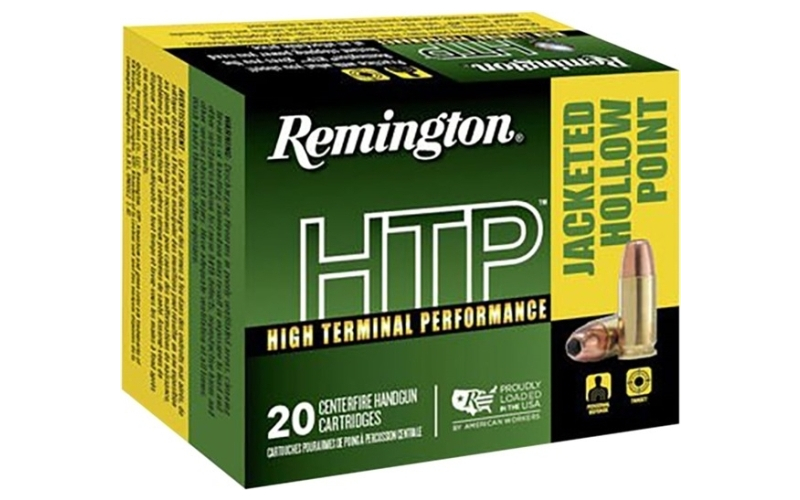 Remington 380 auto 88gr jacketed hollow point 20/box