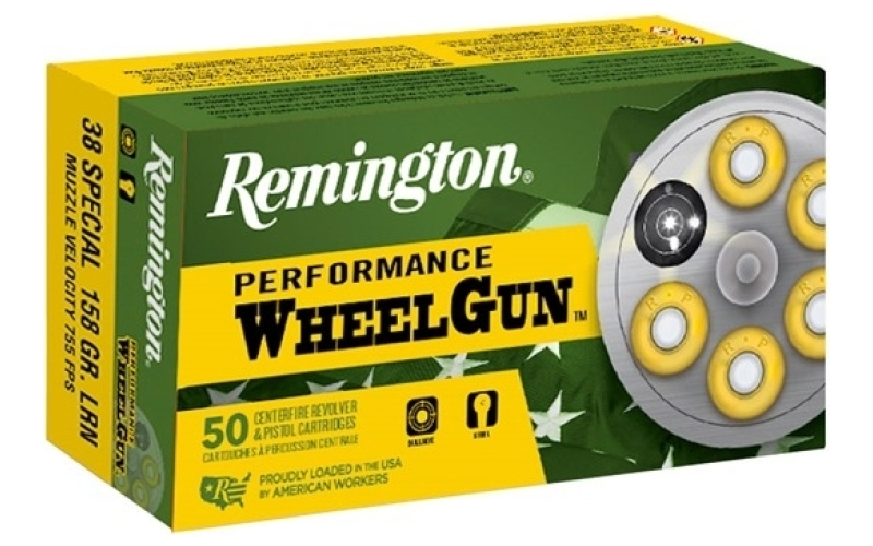 Remington Remington performance wheelgun 38 spl lrn 158 gr 50/bx