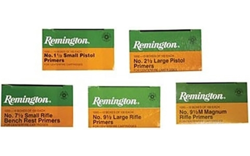 Remington #9-1/2m large rifle magnum primers 1,000/box