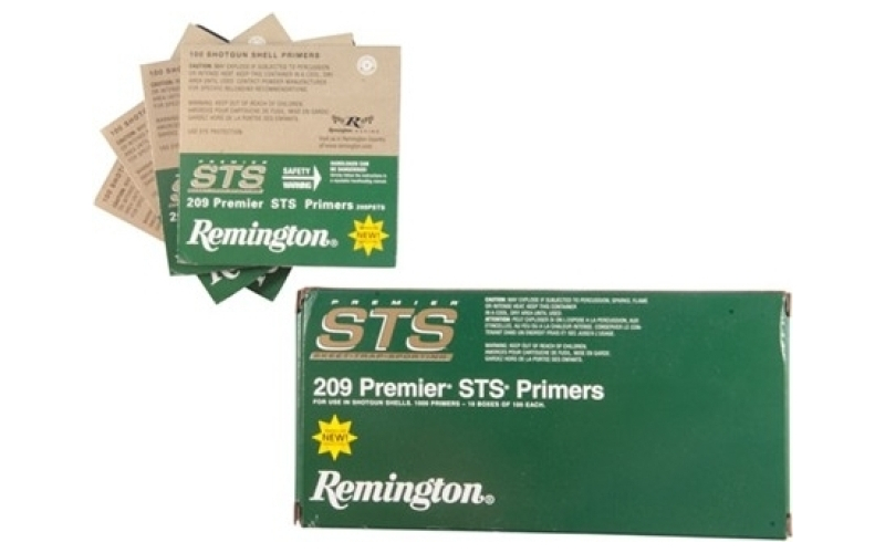 Remington #209 shotshell primers 1,000/box