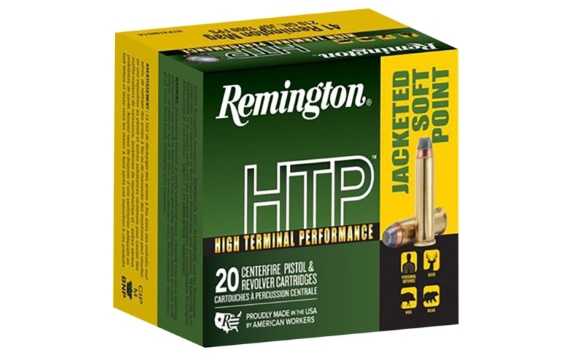 Remington 41 remington magnum 210gr jacketed soft point htp 25/box