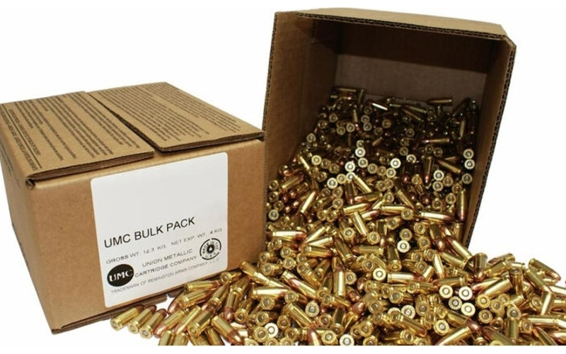 Remington umc 9mm luger 115gr fmj ammo 500rd