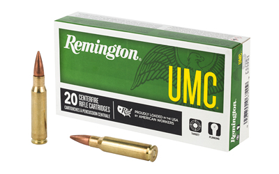 Remington UMC, 308 Winchester, 150 Grain, Full Metal Jacket, 20 Round Box 23715