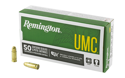Remington UMC, 25 ACP, 50 Grain, Full Metal Jacket, 50 Round Box 23716