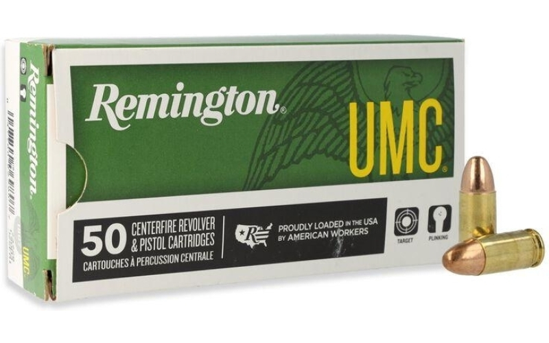 Remington umc 9mm luger 115gr fmj ammo 1000rd