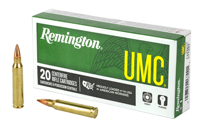 Remington UMC, 223 Remington, 50 Grain, Hollow Point, 20 Round Box R23812