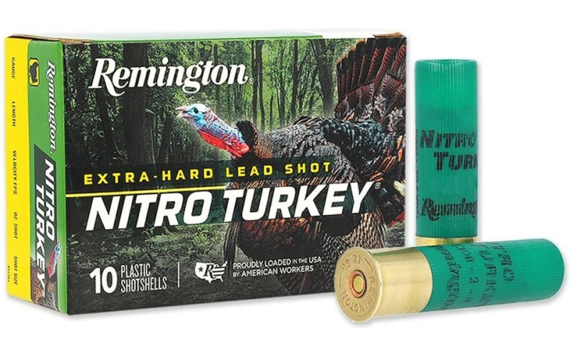 Remington nitro turkey magnum loads 12ga 2-3/4in 1-1/2oz 4 ammo 10rd