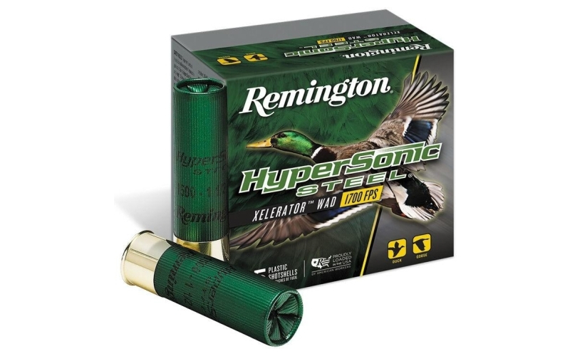 Remington hypersonic steel loads 12ga 3-1/2in 1-3/8oz bb ammo 25rd