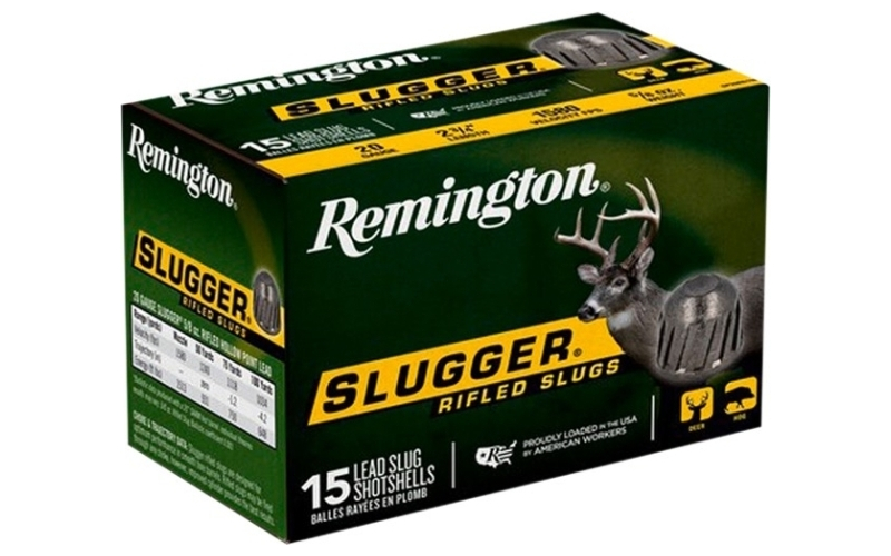 Remington 20 gauge 2-3/4'' 7/8oz rifled slug 15/box
