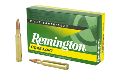 Remington Core Lokt, 30-06, 180 Grain, Pointed Soft Point, 20 Round Box 27828