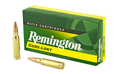 Remington Core Lokt, 308 Winchester, 150 Grain, Pointed Soft Point, 20 Round Box 27842