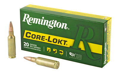 Remington Core Lokt, 300 Remington Short Action Ultra Magnum, 165 Grain, Pointed Soft Point, 20 Round Box 27954