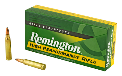 Remington High Performance, 223 Remington, 55 Grain, Pointed Soft Point, 20 Round Box 28399