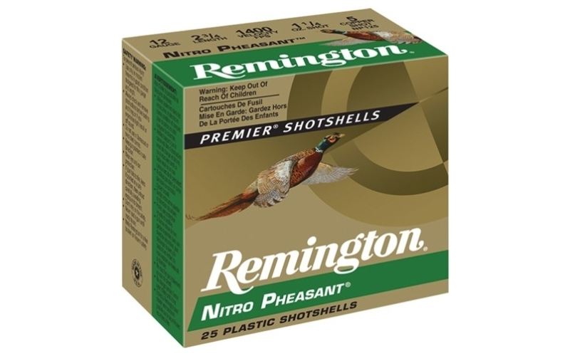 Remington Remington nitro pheasant 12ga 2.75'' 1-3/8oz #4 25/bx