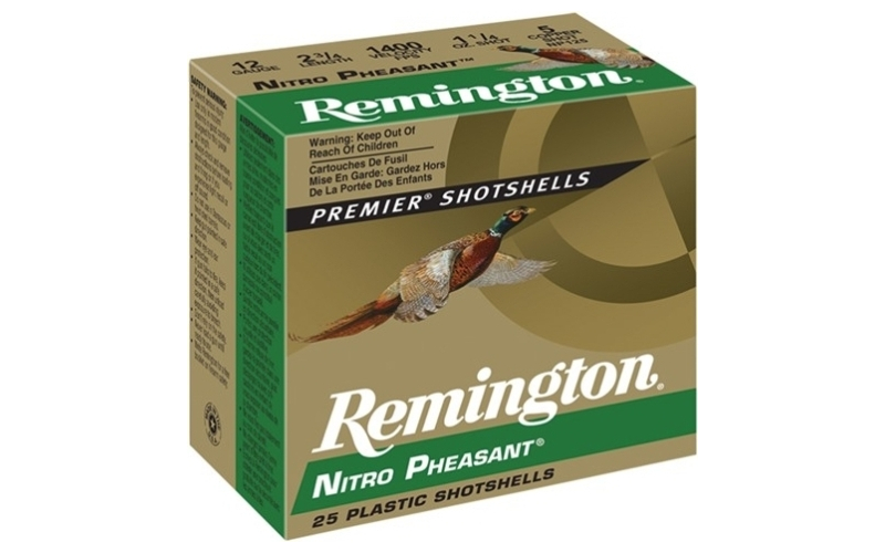 Remington Remington nitro pheasant 2.75'' 1-3/8oz #5 25/bx