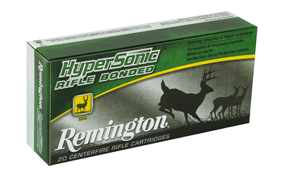 Remington Hypersonic, 270 Winchester, 140 Grain, Ultra Bonded Pointed Soft Point, 20 Round Box 28955