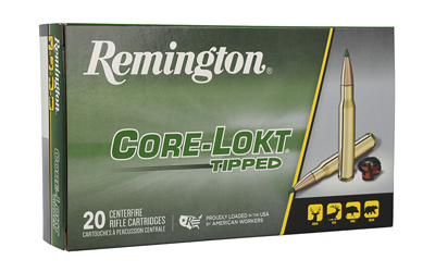 Remington CORE-LOKT, TIPPED, 7MM Remington Magnum, 150 Grain, Polymer Tip, 20 Round Box 29021