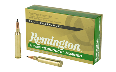 Remington Premier Scirocco Bonded, 7MM Remington, 150 Grain, Polymer Tip, 20 Round Box 29316