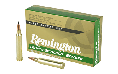 Remington Premier Scirocco Bonded, 300 Win Magnum, 180 Grain, Polymer Tip, 20 Round Box R29330